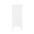 Naomi Modern 31.5 Accent Cabinet with 3 Adjustable Shelves in White