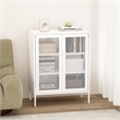 Amelia Modern 31.5 Accent Cabinet with 3 Adjustable Shelves in White