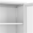 Amelia Modern 31.5 Accent Cabinet with 3 Adjustable Shelves in White