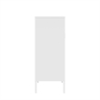 Amelia Modern 31.5 Accent Cabinet with 3 Adjustable Shelves in White