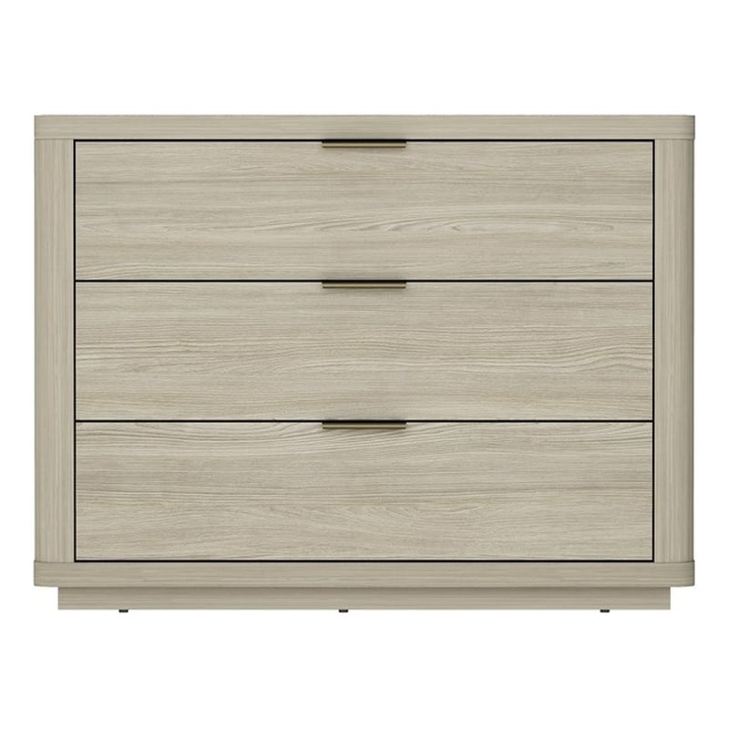 Evelyn Modern 32 Nightstand 4.0 with 3 Full Extension Drawers in Natural