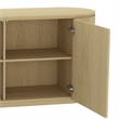 Olivia Modern 60 Sideboard with 4 Adjustable Shelves in Natural Oak