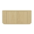 Olivia Modern 60 Sideboard with 4 Adjustable Shelves in Natural Oak