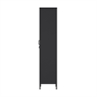 2-Piece Naomi Accent & Storage Cabinets with 8 Adjustable Shelves in Black