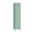 2-Piece Naomi Accent & Storage Cabinets with 8 Adjustable Shelves in Green