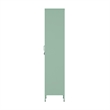 2-Piece Naomi Accent & Storage Cabinets with 8 Adjustable Shelves in Green
