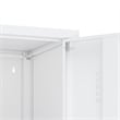 2-Piece Naomi Accent & Storage Cabinets with 8 Adjustable Shelves in White