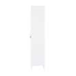 2-Piece Naomi Accent & Storage Cabinets with 8 Adjustable Shelves in White