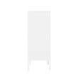 2-Piece Naomi Accent & Storage Cabinets with 8 Adjustable Shelves in White