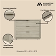 Evelyn Modern 32 Natural Nightstand 4.0 with 6 Full Extension Drawers- Set of 2