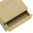 Molly Modern Nightstand with 6 Drawers in Natural Oak - Set of 2