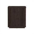 Evelyn Modern Nightstand with 2 Full Extension Drawers in Brown - Set of 2