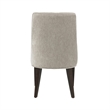 Beever Taupe Chenille Dining Chair with Rubberwood Legs - Set of 2