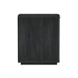 Evelyn Modern Nightstand with 1 Full Extension Drawer in Charcoal Grey