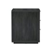 Evelyn Modern Nightstand with 3 Full Extension Drawers in Charcoal Grey