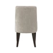 6-Piece Beever Taupe Chenille Dining Chair and Arm Chair with Rubberwood Legs