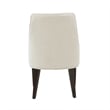 8-Piece Beever Cream Chenille Dining Chair and Arm Chair with Rubberwood Legs