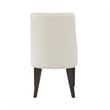 8-Piece Beever Cream Chenille Dining Chair and Arm Chair with Rubberwood Legs