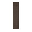 Rivington Modern Bookcase Cabinet in Walnut (5-Shelf) - Set of 2