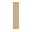 Rivington Modern Bookcase Cabinet in Natural Oak (5-Shelf) - Set of 2