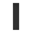 Rivington Modern Bookcase Cabinet in Black (4-Shelf) - Set of 2