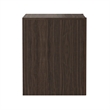Linda Modern Nightstand in Walnut Brown (2-Drawer) - Set of 2