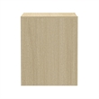 Linda Modern Nightstand in Natural Oak (2-Drawer) - Set of 2