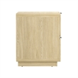 Chrystie Contemporary Modern Nightstand in Natural (2-Drawer) - Set of 2