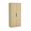 Rivington Modern Bookcase Cabinet in Natural Oak (5-Shelf) - Set of 3