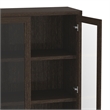 Rivington Modern Bookcase Cabinet in Walnut (5-Shelf) - Set of 3