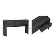 Linda Modern Console Table in Charcoal Grey