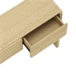 Linda Modern Console Table in Natural Oak