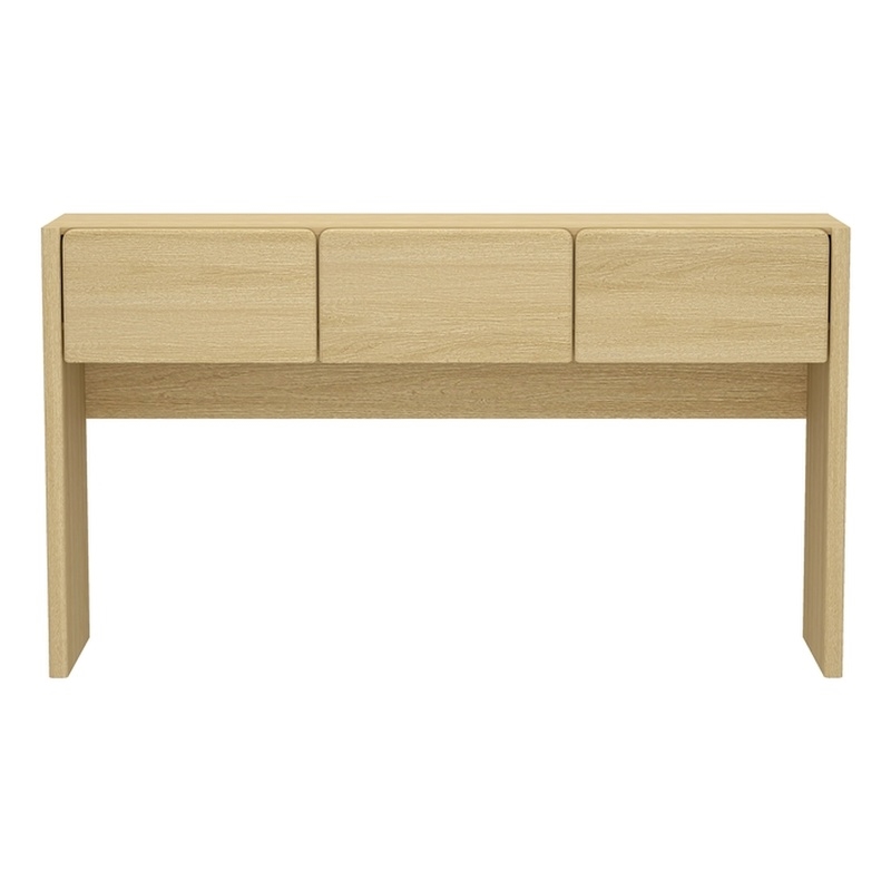 Linda Modern Console Table in Natural Oak