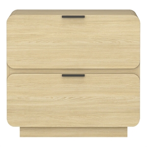 Chrystie Contemporary Modern Nightstand in Natural