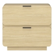 Chrystie Contemporary Modern Nightstand in Natural