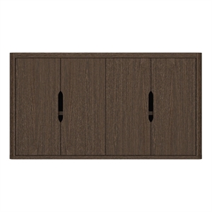 Rivington Modern 60&quot Sideboard in Walnut (4-Shelf)