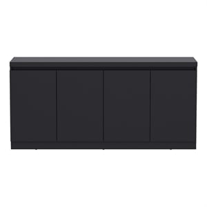 Griffin Modern 62&quot Sideboard in Onyx (6-Shelf)