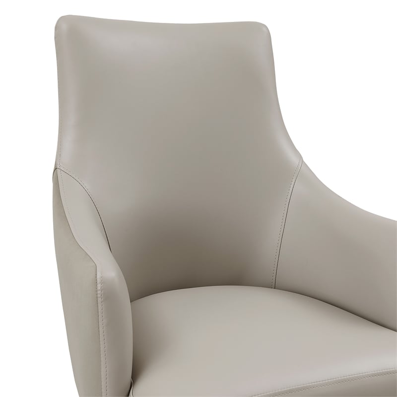 Connie Modern 6-Piece Dining Chair Set in Light Gray