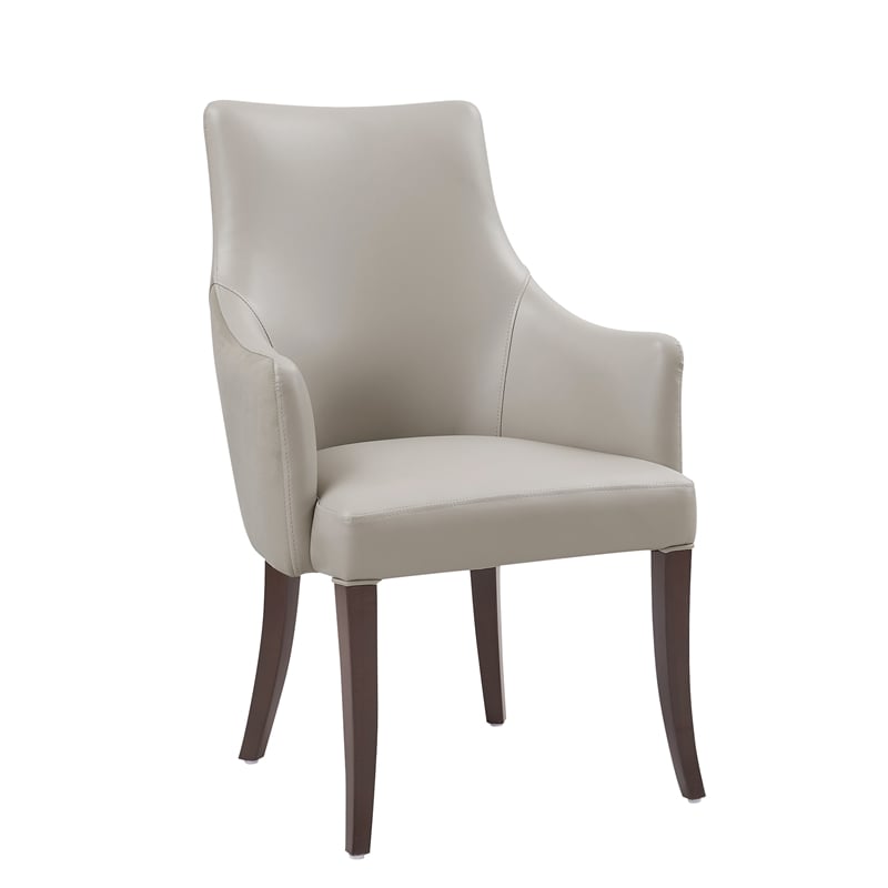 Connie Modern 6-Piece Dining Chair Set in Light Gray