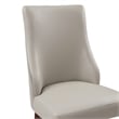 Connie Modern 6-Piece Dining Chair Set in Light Gray