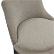 Lucia Modern Wood Upholstered Chenille Barstool in Taupe - Set of 3