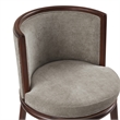 Evalyn Modern Wood Upholstered Counter Stool in Dove - Set of 3