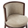 Evalyn Modern Wood Upholstered Barstool in Natural