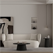 Layla Scandinavian Modern 2-Piece Coffee Table & End Table Set in Black