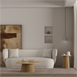 Layla Scandinavian Modern 2-Piece Coffee Table & End Table Set in Light Oak