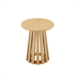 Layla Scandinavian Modern End Table in Light Oak - Set of 2