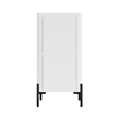 Abbey Modern 2-Piece Buffet and Accent Cabinet in White