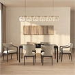 Eloria Mid-Century Modern Chenille Wood Side Chair in Taupe - Set of 2