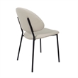 Haven Vegan Leather Metal Side Chair in Stone Gray - Set of 4