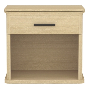 Clifford Traditional Nightstand in Natural Oak (1-Drawer)